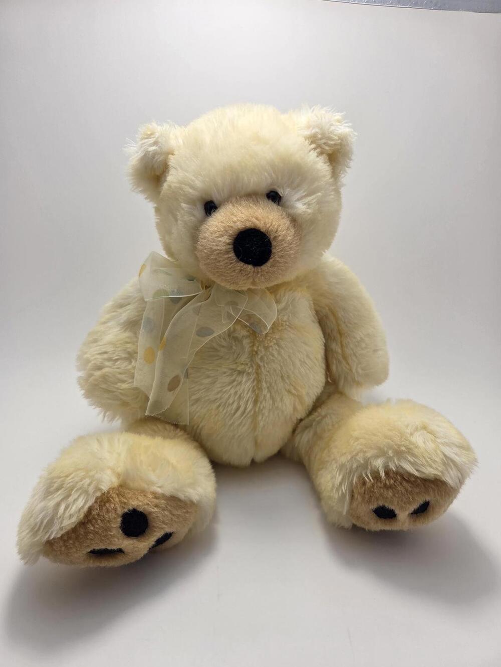 TY Classics Collection โTapiocaโ the Teddy Bear Polka Dot Ribbon (11 inch)